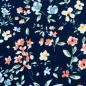 Preview: Jersey ♥ Flowers ♥ | marineblau